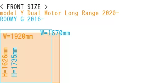 #model Y Dual Motor Long Range 2020- + ROOMY G 2016-